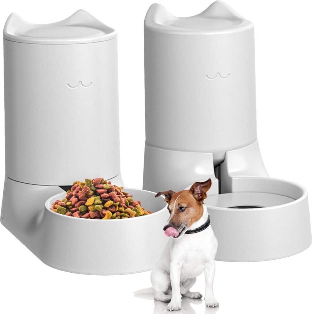 Automatic Feeder & Water Dispenser – Voor Honden en Katten (PP-Materiaal)